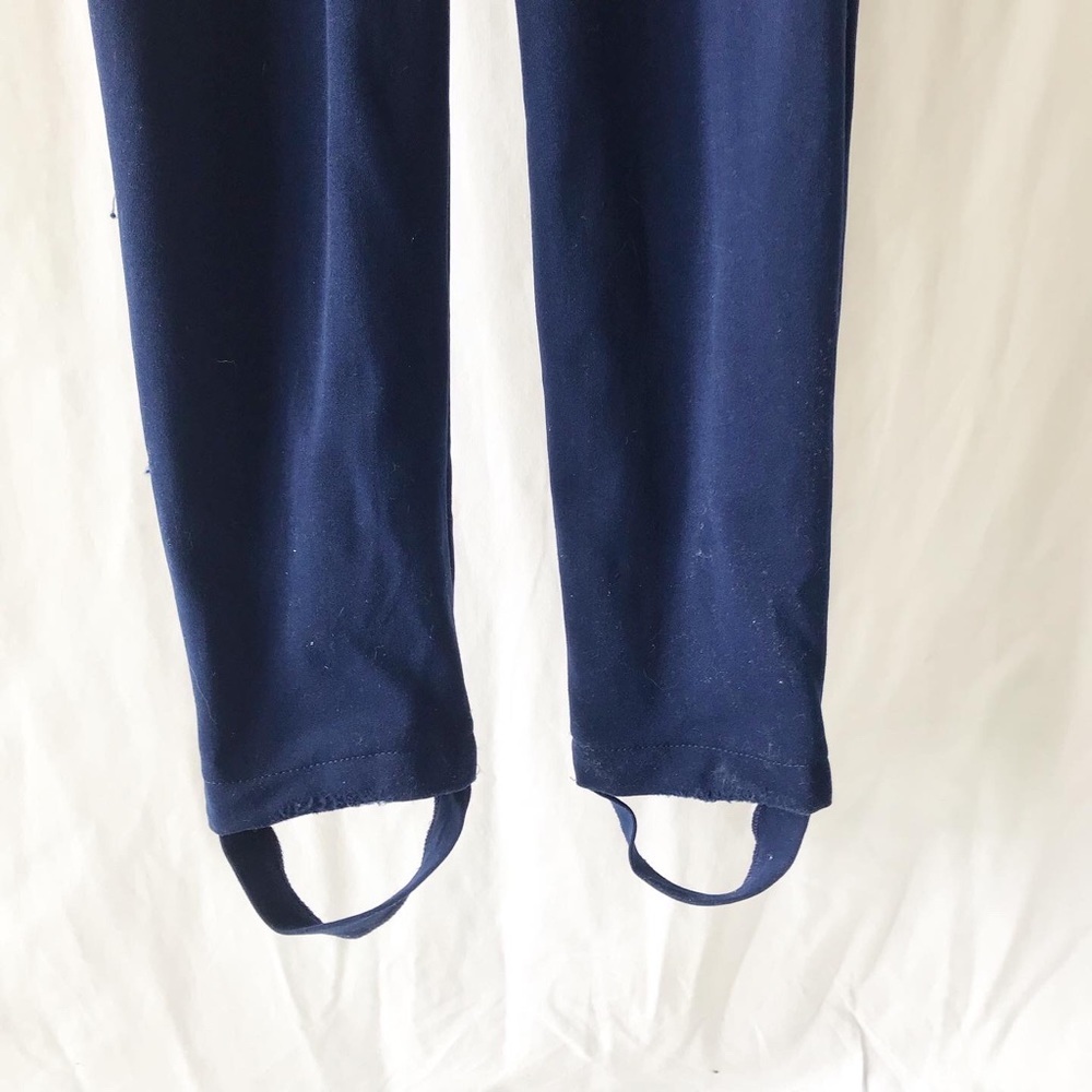 Vintage Ski Suit One Piece Stirrup Snowsuit Retro 80s 90s Thermal Suit Size 12 - Picture 5 of 11